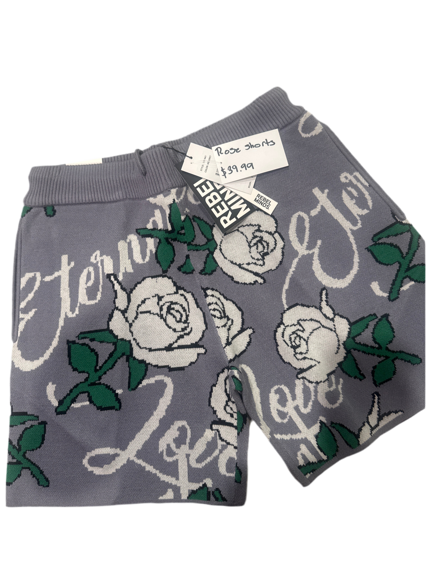 Rose Shorts Gray