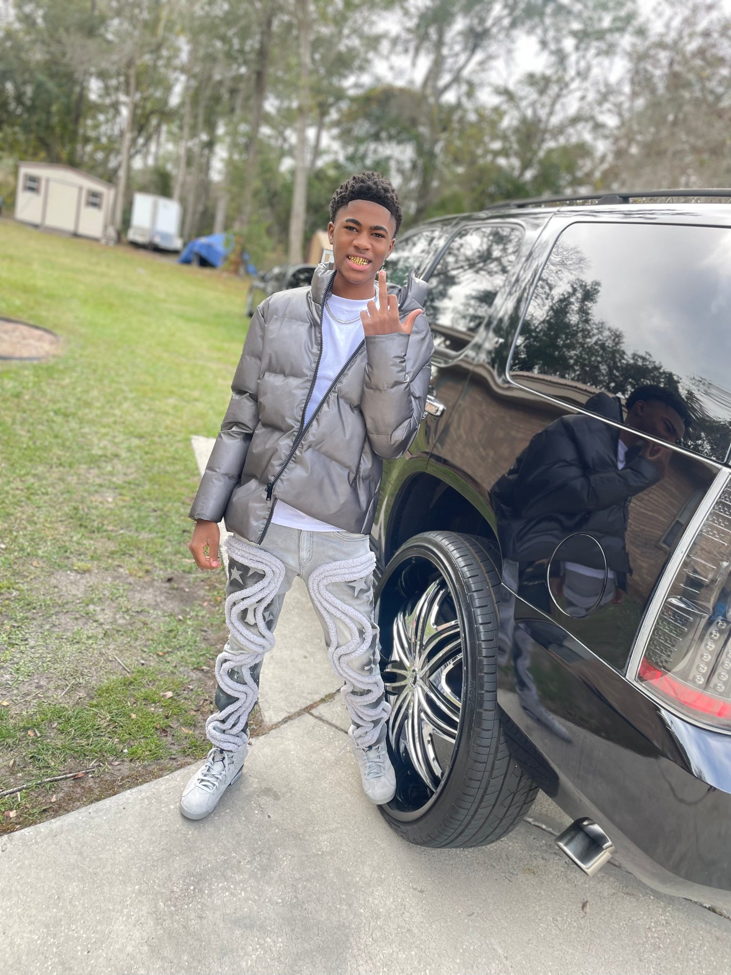 Grey Custom Jean