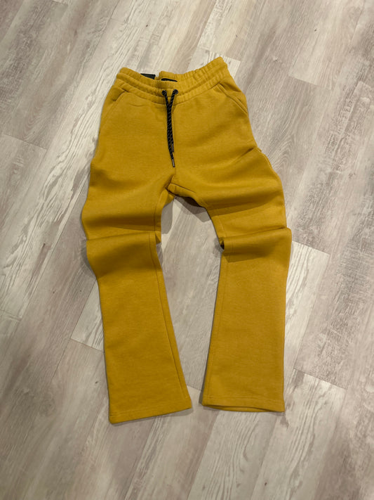 Mustard Yellow Stacked Sweats