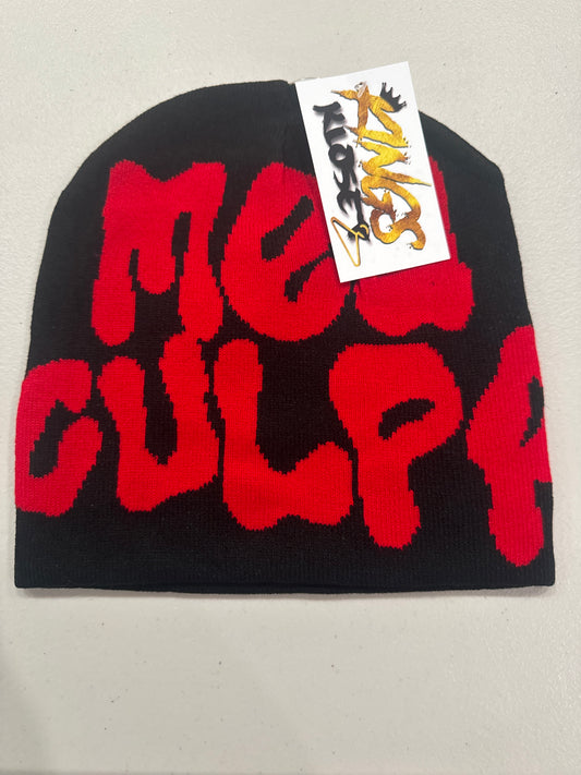 Red Meaculpa Beanie