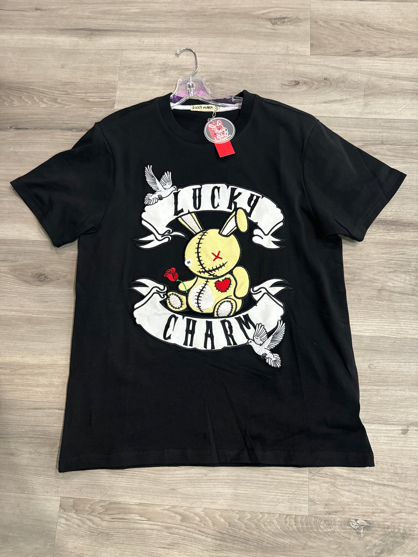 Black Lucky Charm Tee