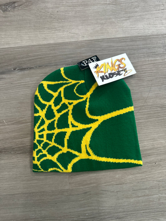 Spyder Beanie Green and Yellow