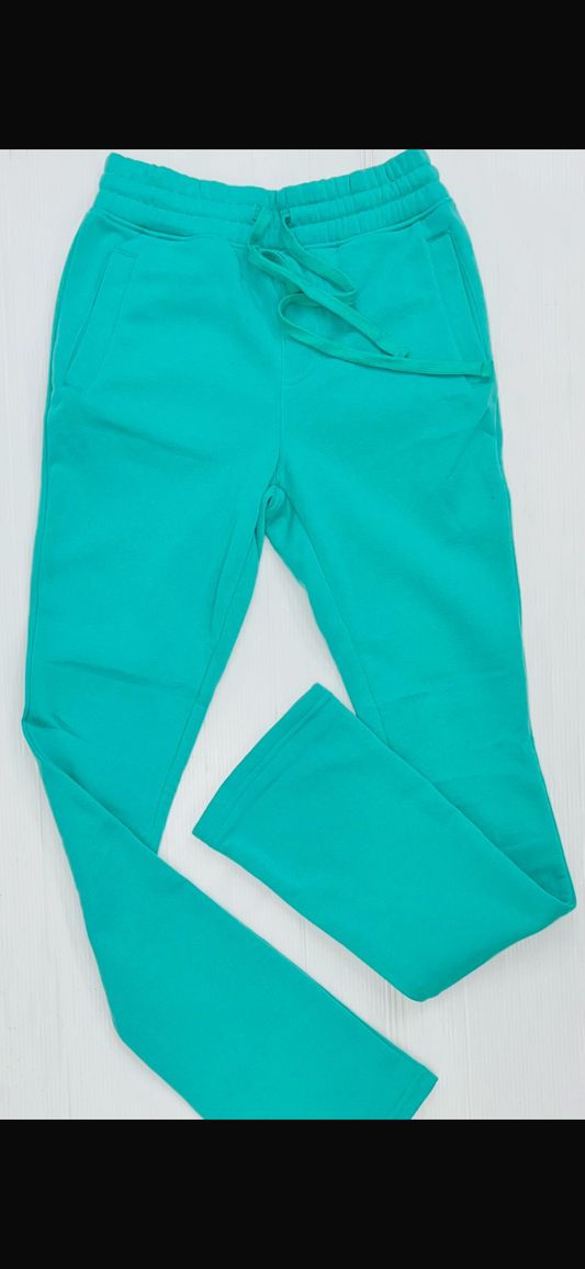 Teal Stacked Sweats