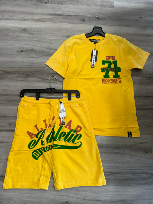 Yellow Varsity Shorts (Set)