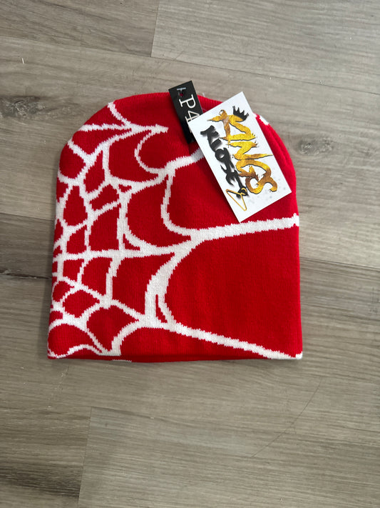 Spyder Beanie Red and White