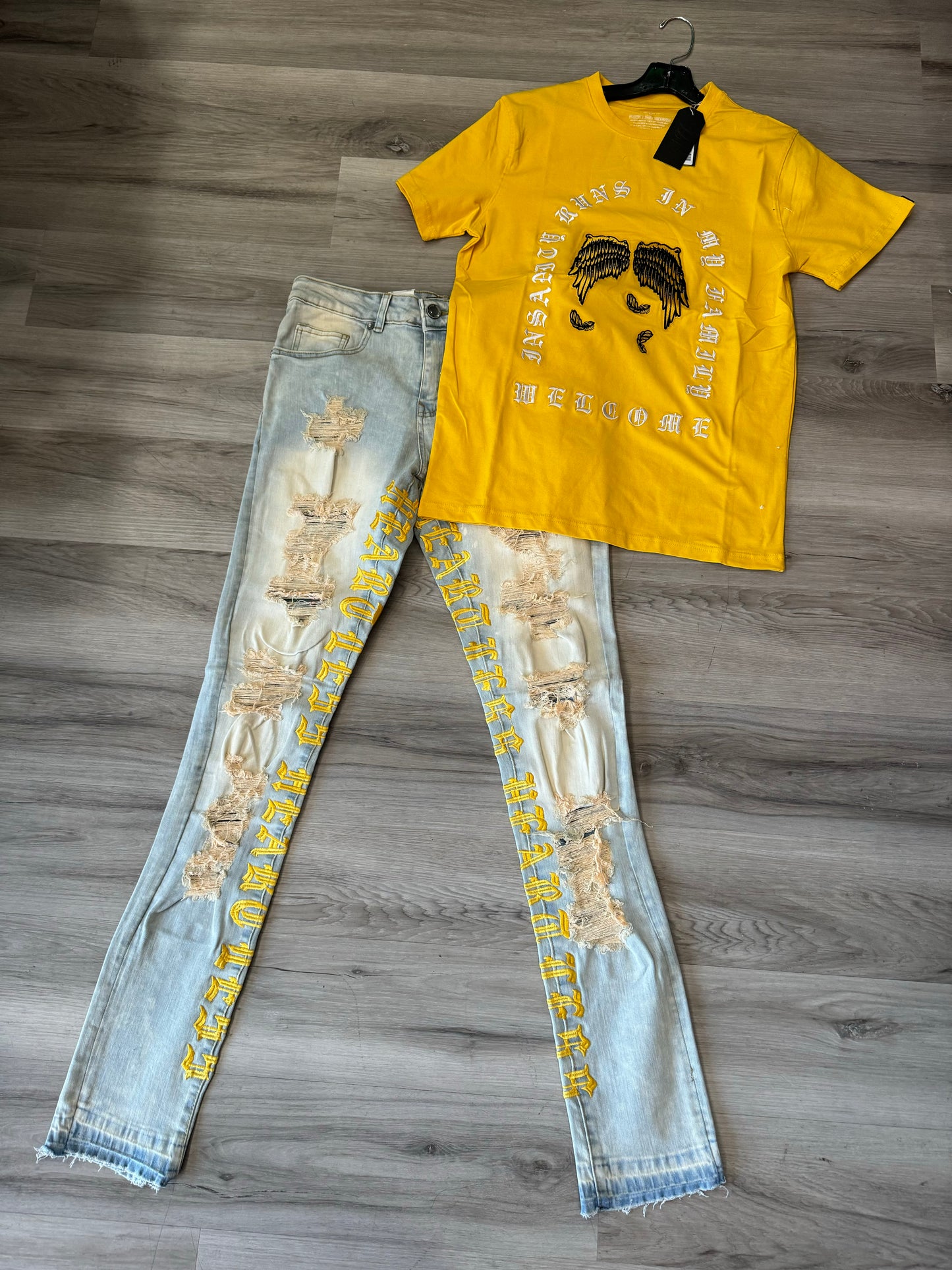 Yellow Gut Slim Jeans