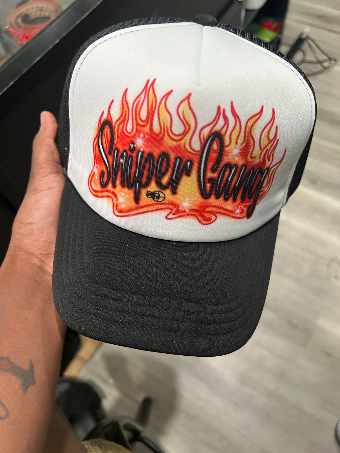 Sniper airbrush hat