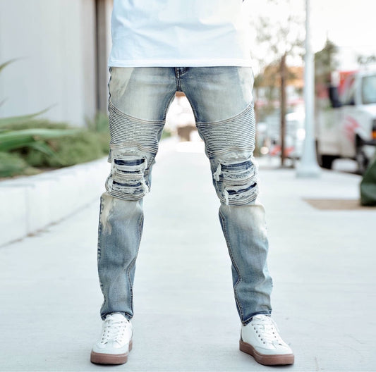 Trenches Light washed Jean