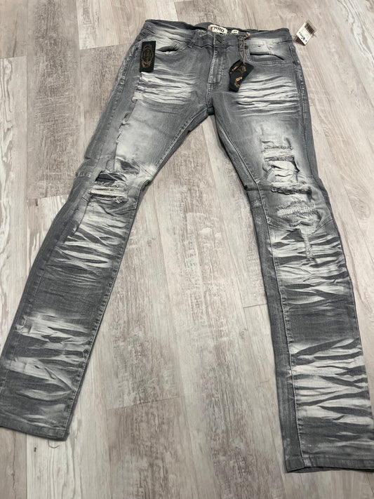 Grey distress Jeans