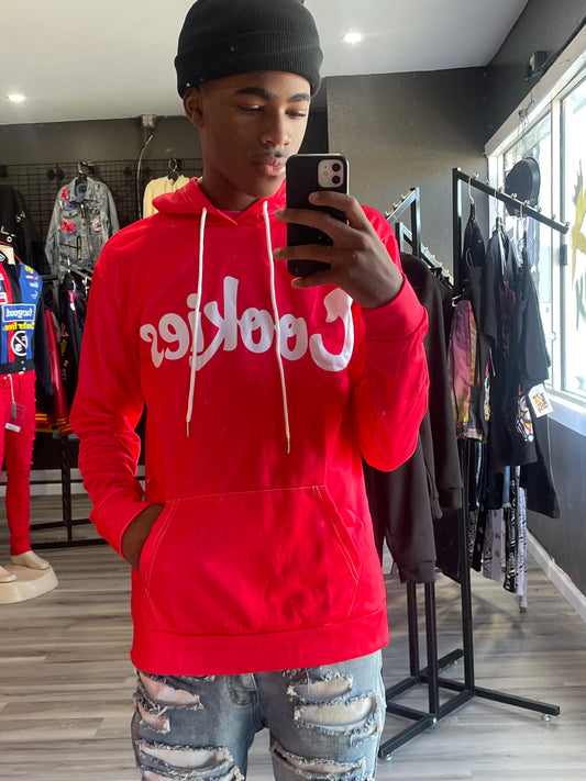 Red & White Cookies Hoodie