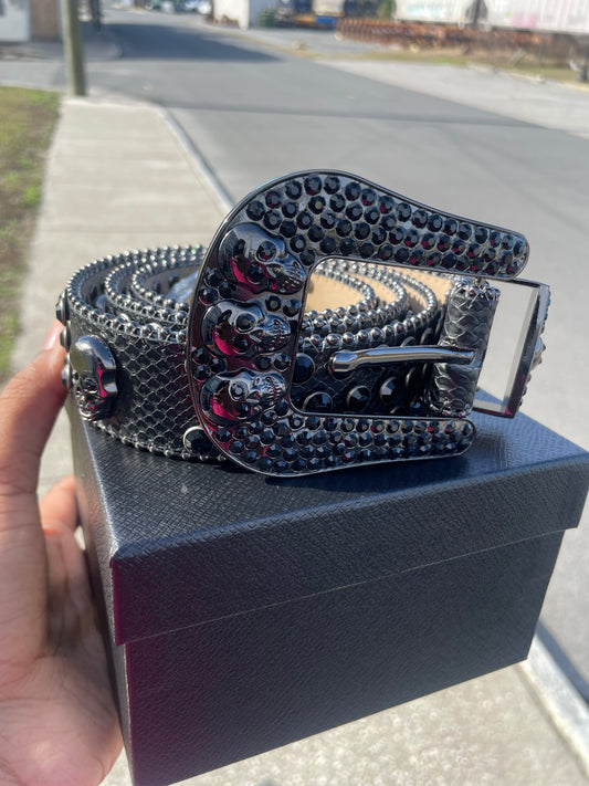 Skull Diamond Belt