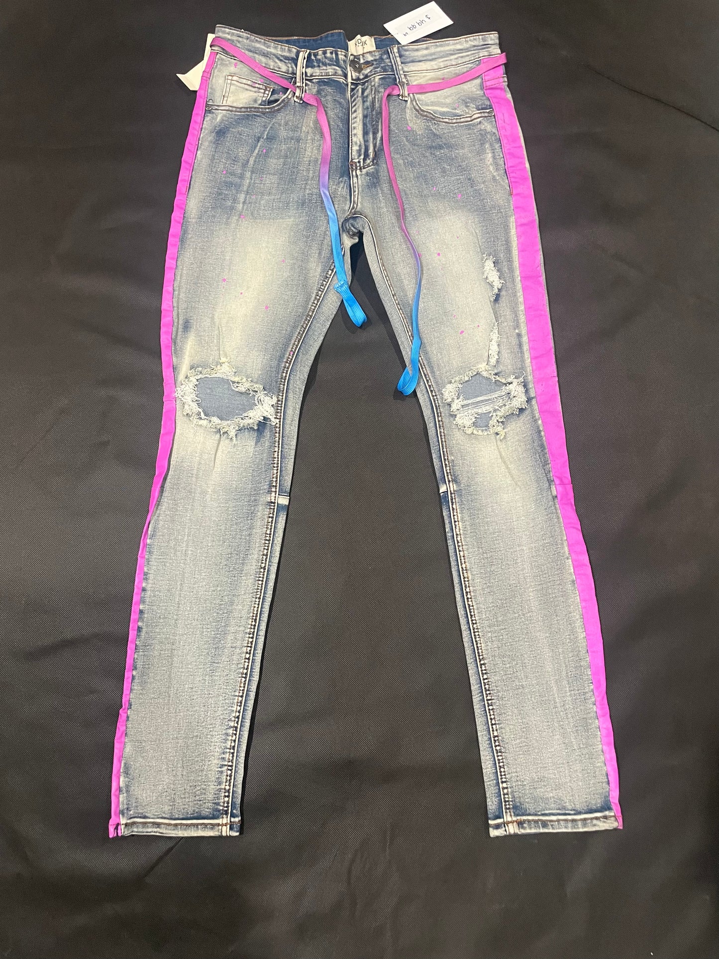 Purple Stipe jean