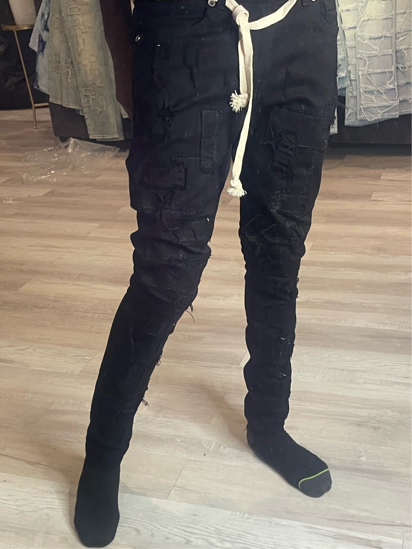 Tetris Jean Black