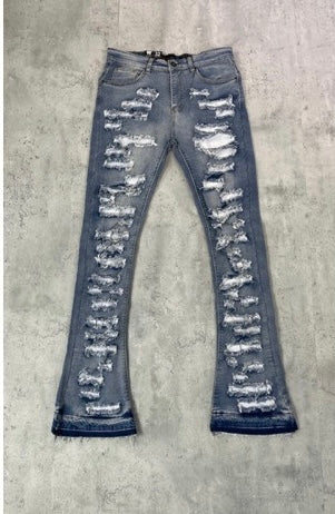 Distress Stacked Jean