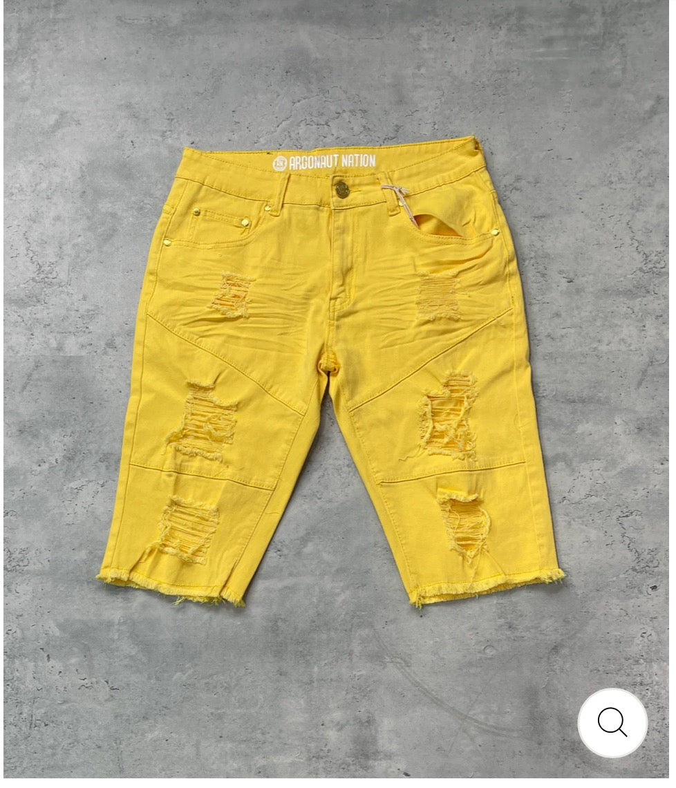 Yellow shorts